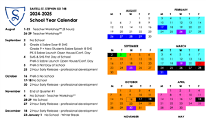 approved calendar 202425